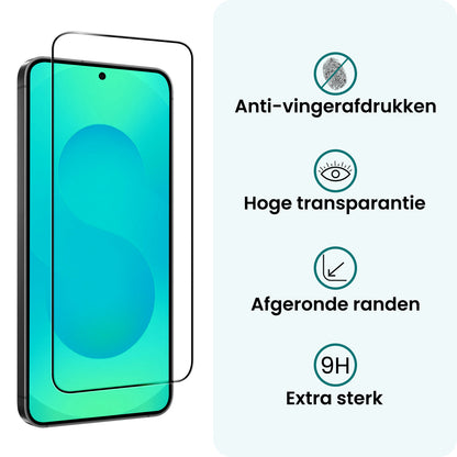 Forterra Samsung S25 Plus Screenprotector Gehard Glas - Full Screen