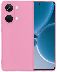 Forterra OnePlus Nord 3 Hoesje Siliconen Backcover Lichtgewicht - Lichtroze