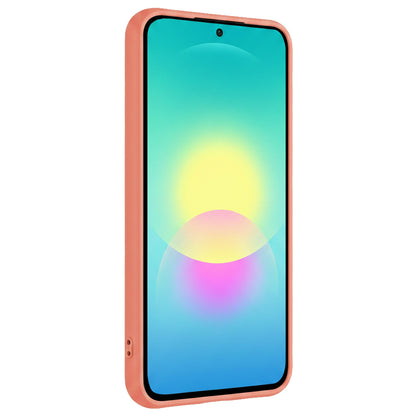 Forterra Samsung A27 Hoesje Siliconen Backcover Lichtgewicht - Perzik