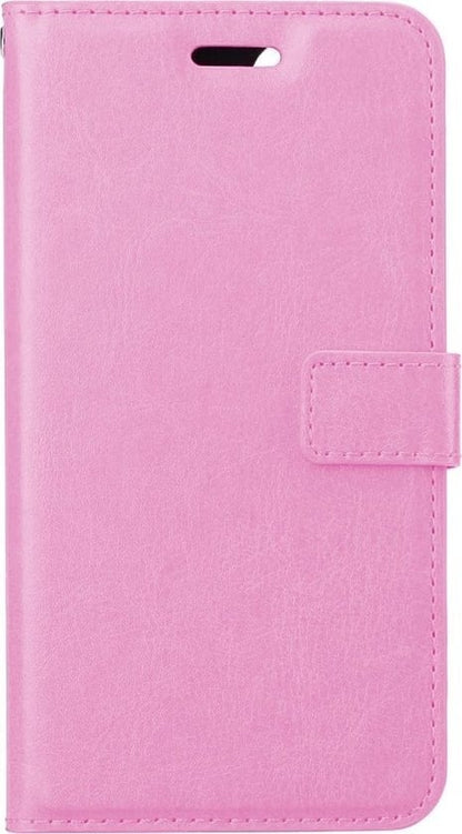 Forterra iPhone 11 Pro Max Hoesje Bookcase Cover met Kaarthouder - Lichtroze