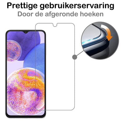 Forterra Samsung A23 Screenprotector Gehard Glas - Anti-kras