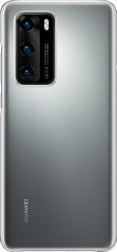 Forterra Huawei P40 Hoesje Siliconen Backcover Lichtgewicht - Transparant