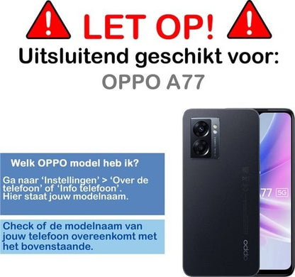 Forterra OPPO A77 Hoesje Siliconen Backcover Lichtgewicht - Geel