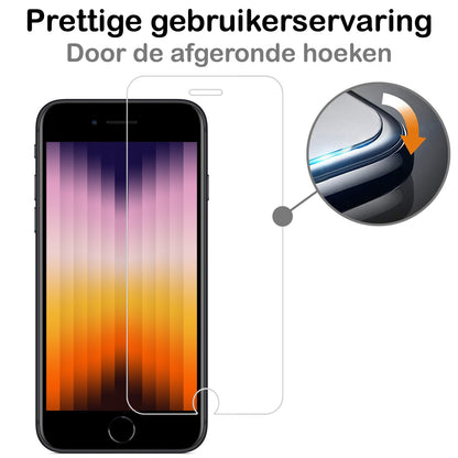 Forterra iPhone SE 2022 Screenprotector Gehard Glas - Anti-kras
