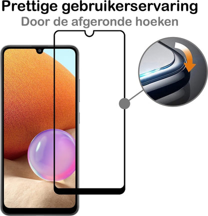Forterra Samsung A32 5G Screenprotector Gehard Glas - Full Screen
