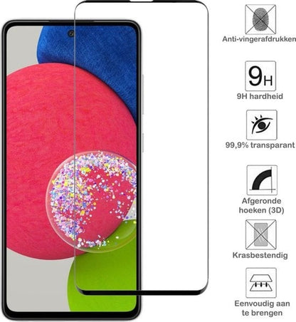 Forterra Samsung A52s Screenprotector Gehard Glas - Full Screen