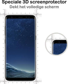 Forterra Samsung S8 Screenprotector Gehard Glas - Full Screen