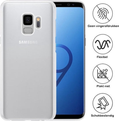 Forterra Samsung S9 Hoesje Siliconen Backcover Lichtgewicht - Transparant