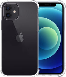 Forterra iPhone 12 Hoesje Shockproof Backcover Siliconen - Transparant