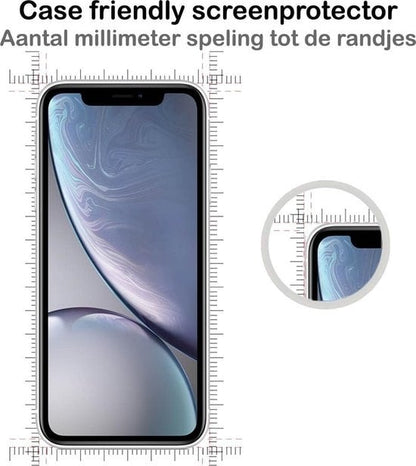 Forterra iPhone XR Screenprotector Gehard Glas - Volledige dekking