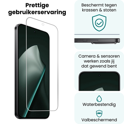 Forterra Xiaomi 15T Screenprotector Gehard Glas - Anti-kras