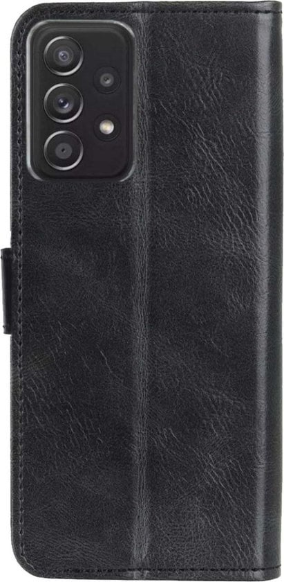 Forterra Samsung A52s Hoesje Bookcase Cover met Kaarthouder - Zwart