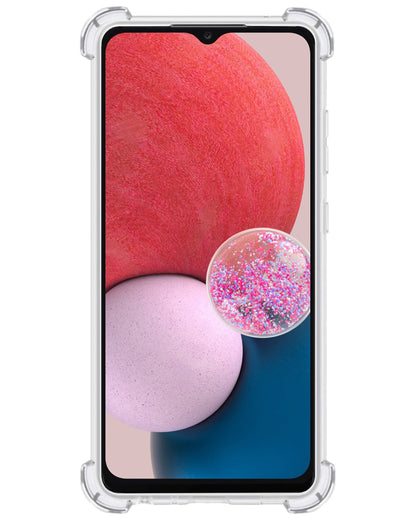 Forterra Samsung A13 4G Hoesje Kaarthouder Backcover Shockproof - Transparant