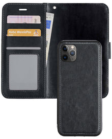 Forterra iPhone 11 Pro Max Hoesje Bookcase Cover Uitneembaar - Zwart