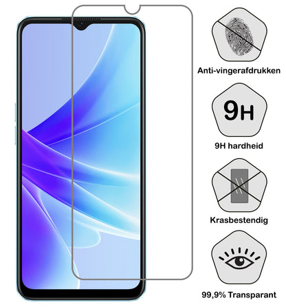 Forterra OPPO A57 Screenprotector Gehard Glas - Anti-kras