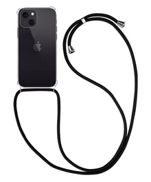 Forterra iPhone 13 Hoesje met Koord Backcover Shockproof - Transparant