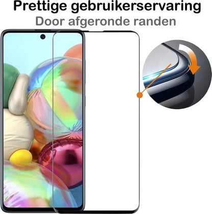 Forterra Samsung A71 Screenprotector Gehard Glas - Full Screen