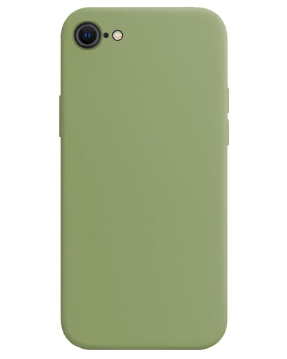 Forterra iPhone SE 2022 Hoesje Siliconen Backcover Lichtgewicht - Groen