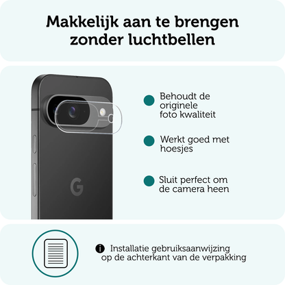Forterra Google Pixel 10 Camera Screenprotector Gehard Glas