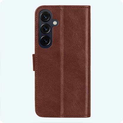 Forterra Samsung S26 Hoesje Bookcase Cover met Kaarthouder - Bruin