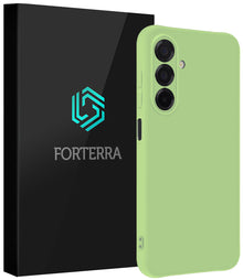 Forterra Samsung A17 Hoesje Siliconen Backcover Lichtgewicht - Groen
