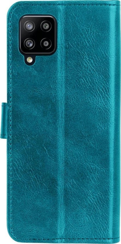 Forterra Samsung A42 Hoesje Bookcase Cover met Kaarthouder - Turquoise