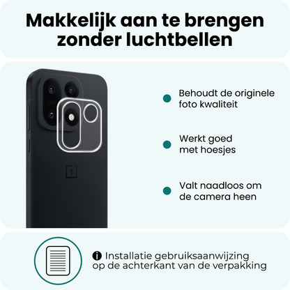 Forterra OnePlus 15 Camera Screenprotector Gehard Glas