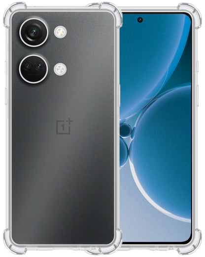 Forterra OnePlus Nord 3 Hoesje Shockproof Backcover Siliconen - Transparant