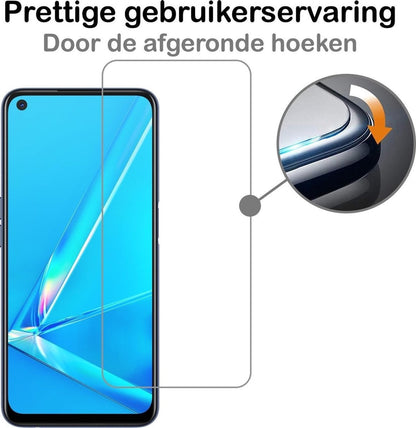 Forterra OPPO A72 Screenprotector Gehard Glas - Anti-kras