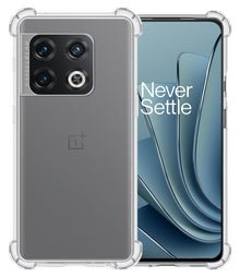 Forterra OnePlus 10 Pro Hoesje Shockproof Backcover Siliconen - Transparant