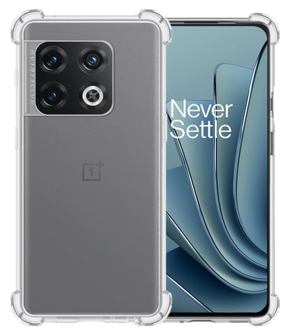 Forterra OnePlus 10 Pro Hoesje Shockproof Backcover Siliconen - Transparant