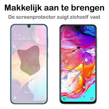 Forterra Samsung A70 Screenprotector Gehard Glas - Full Screen
