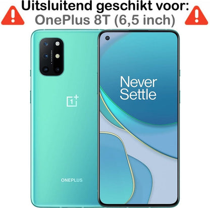Forterra OnePlus 8T Hoesje Shockproof Backcover Siliconen - Transparant