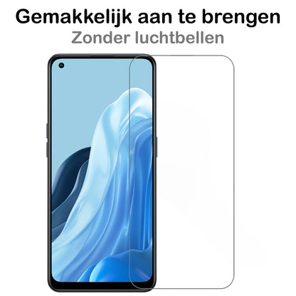 Forterra OPPO Reno 8 Lite Screenprotector Gehard Glas - Anti-kras