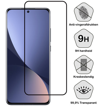 Forterra Xiaomi 12 Pro Screenprotector Gehard Glas - Full Screen