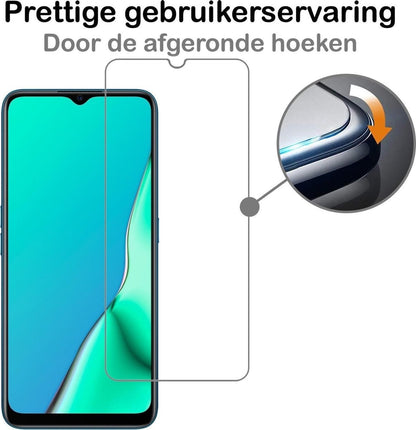 Forterra OPPO A9 2020 Screenprotector Gehard Glas - Anti-kras