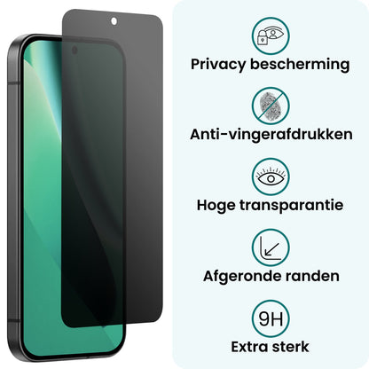 Forterra Google Pixel 10a Screenprotector Gehard Glas - Privacy