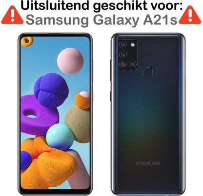 Forterra Samsung A21s Screenprotector Gehard Glas - Anti-kras