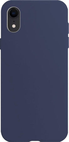 Forterra iPhone XR Hoesje Siliconen Backcover Lichtgewicht - Donkerblauw