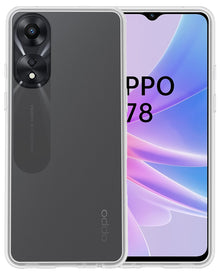 Forterra OPPO A78 5G Hoesje Siliconen Backcover Lichtgewicht - Transparant