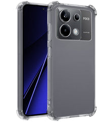 Forterra Xiaomi Poco X6 Hoesje Shockproof Backcover Siliconen - Transparant
