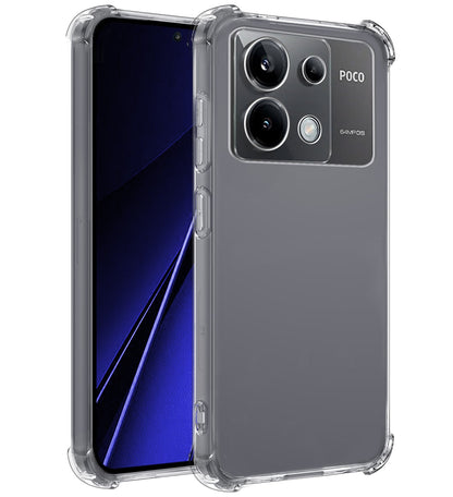 Forterra Xiaomi Poco X6 Hoesje Shockproof Backcover Siliconen - Transparant