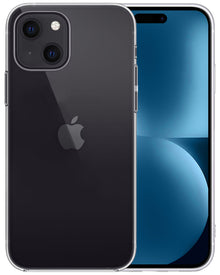 Forterra iPhone 15 Plus Hoesje Siliconen Backcover Lichtgewicht - Transparant