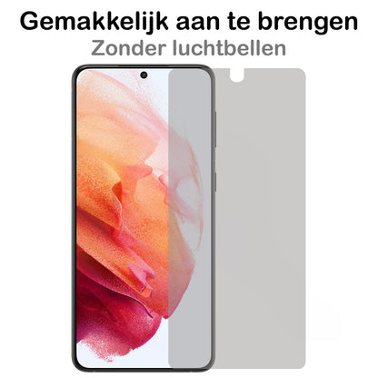 Forterra Samsung S21 Plus Screenprotector Gehard Glas - Privacy