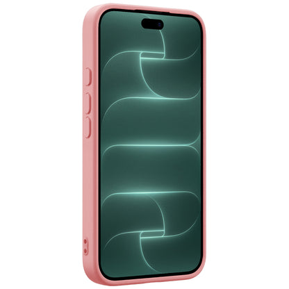 Forterra iPhone 18 Pro Hoesje Siliconen Backcover Lichtgewicht - Lichtroze