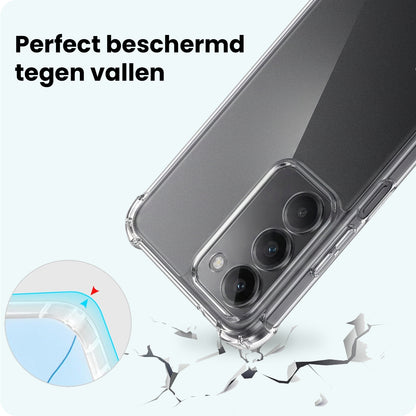 Forterra Xiaomi 15 Hoesje Shockproof Backcover Siliconen - Transparant