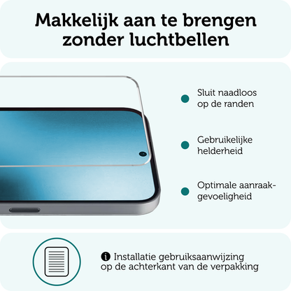 Forterra Nothing Phone 2a Screenprotector Gehard Glas - Anti-kras