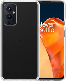 Forterra OnePlus 9 Hoesje Siliconen Backcover Lichtgewicht - Transparant