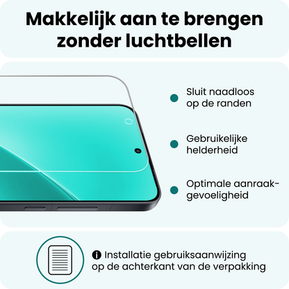 Forterra Xiaomi 15 Screenprotector Gehard Glas - Anti-kras
