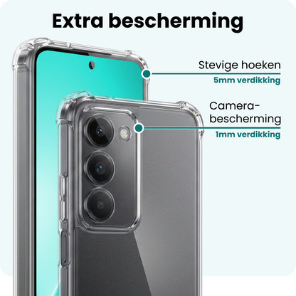 Forterra Xiaomi 15 Hoesje Shockproof Backcover Siliconen - Transparant
